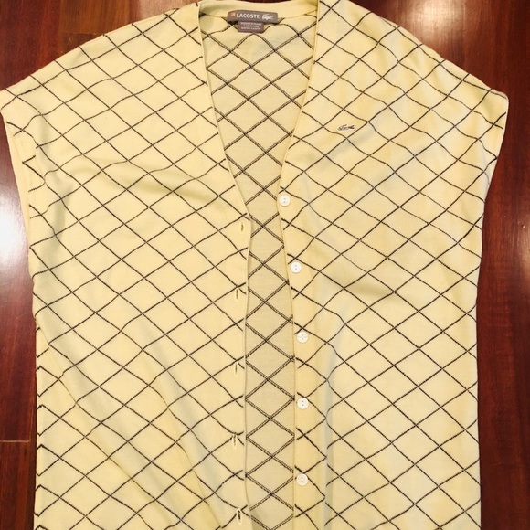 Lacoste Cardigan Vest - Picture 1 of 3